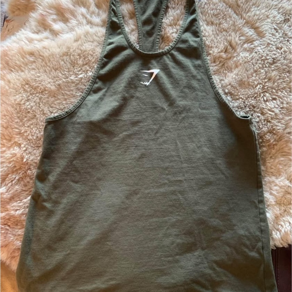 Gymshark Dark Green Stringer Tank